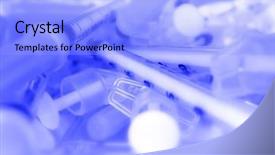  Presentation with insulin - Beautiful slide deck featuring pancreatic - pharmaceutical waste group of used backdrop and a light blue colored foreground