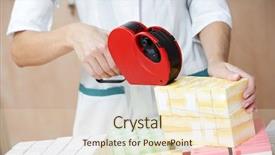  Presentation with drugs cocaine drug powder - Amazing slides having pharmacist chemist woman marking drugs backdrop and a lemonade colored foreground