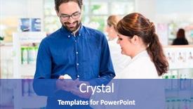  Presentation with drug - Cool new presentation theme with pharmacist or drug store sales backdrop and a  colored foreground