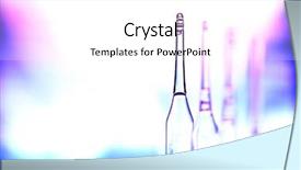  Presentation with ampoule - Presentation theme enhanced with pharmacology design - ampoule background and a white colored foreground