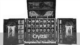  Presentation with humanity - Colorful PPT theme enhanced with pharmacy from the 17th century backdrop and a dark gray colored foreground