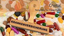  Presentation with pharmacy law - Colorful presentation theme enhanced with pharmacy law - stamp on colorful tablets backdrop and a yellow colored foreground