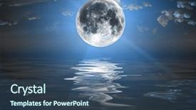  Presentation with stars moon - PPT theme featuring phased - backgrounds night sky with stars background and a  colored foreground