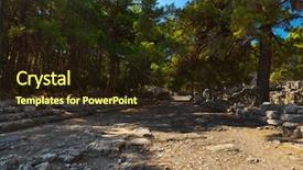  Presentation with archaeology - Slide deck featuring phased - old town phaselis in antalya background and a  colored foreground