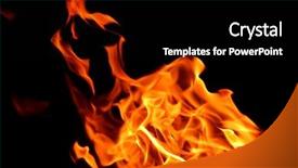  Presentation with blue flame fire - Beautiful PPT layouts featuring phater - fire flame background pater frame backdrop and a  colored foreground