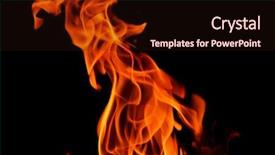  Presentation with background - Presentation design consisting of phater - fire flame background pater frame background and a  colored foreground