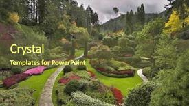  Presentation with supervision - Amazing slides having phenomenally beautiful and picturesque garden backdrop and a tawny brown colored foreground