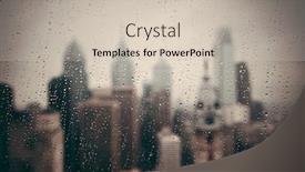  Presentation with philadelphia - Theme with philadelphia-city-rooftop-view background and a soft green colored foreground