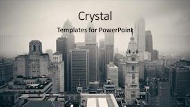  Presentation with philadelphia - Colorful PPT layouts enhanced with philadelphia city rooftop view backdrop and a  colored foreground