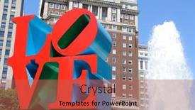  Presentation with philadelphia - Colorful PPT theme enhanced with philadelphia-may-30-the-popular backdrop and a red colored foreground