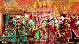  Presentation with new years - Presentation design having philadelphia-new-years-day-mummers background and a gold colored foreground