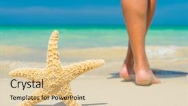  Presentation with starfish - Amazing slides having philipines - human feet on the wet backdrop and a lemonade colored foreground