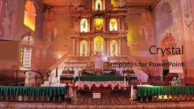  Presentation with old philippine - Slide deck enhanced with philippine history - inside of a very old background and a red colored foreground