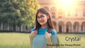  Presentation with philippine history - Audience pleasing theme consisting of philippine history - smiling student backdrop and a yellow colored foreground