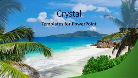  Presentation with dream - Theme featuring philippine traditional - dream palms landscape background and a light blue colored foreground