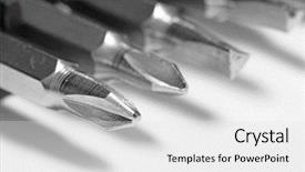  Presentation with bits - Theme with philips - extreme close up shot background and a white colored foreground