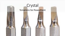  Presentation with bits - Presentation theme enhanced with philips - extreme close up shot background and a white colored foreground