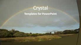  Presentation with rainbow over orad - Amazing slide set having philips - full rainbow over an australian backdrop and a gray colored foreground