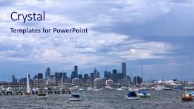  Presentation with australia melbourne - Amazing presentation theme having philips - melbourne australia on a windy backdrop and a  colored foreground