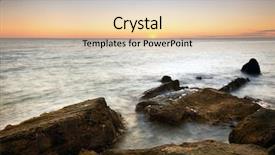  Presentation with australia melbourne - Audience pleasing slide set consisting of philips - sunset over port philip bay backdrop and a lemonade colored foreground