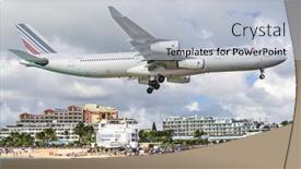  Presentation with airport runway - Beautiful slide deck featuring philipsburg-sint-maarten-december-30 backdrop and a lemonade colored foreground