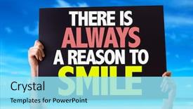  Presentation with philosophy - Presentation consisting of philosophy free - there is always a reason background and a arctic colored foreground