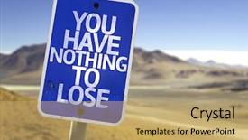  Presentation with weight loss lose text - Beautiful slides featuring philosophy free - you have nothing to lose backdrop and a  colored foreground
