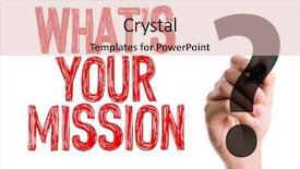  Presentation with mission - Presentation design featuring philosophy management - hand with marker writing whats background and a lemonade colored foreground