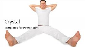  Presentation with maxwell physical equations electromagnetics hand - Presentation having phisic - man does physical culture holding background and a white colored foreground