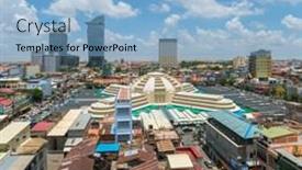  Presentation with phnom penh - Slide set featuring phnom-penh-cambodia-march-31 background and a light blue colored foreground