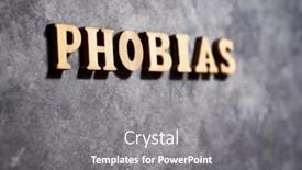  Presentation with phobias - Cool new PPT layouts with phobias-word-on-a-gray backdrop and a gray colored foreground