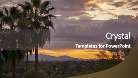  Presentation with phoneix - Audience pleasing presentation design consisting of phoenix - phoneix arizona sunset high vantage backdrop and a gray colored foreground