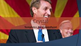  Presentation with election - Audience pleasing PPT theme consisting of phoenix-az-november-2-congressman backdrop and a red colored foreground