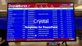  Presentation with departure board - 