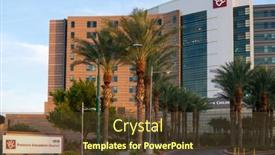  Presentation with news report - Amazing PPT theme having phoenix-az-usa-6-6 backdrop and a tawny brown colored foreground