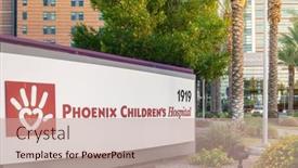  Presentation with news report - Audience pleasing slide deck consisting of phoenix-az-usa-6-6 backdrop and a coral colored foreground