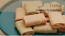  Presentation with phoenix - Slide deck consisting of phoenix-roll-hong-kong-local background and a coral colored foreground