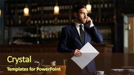  Presentation with solving - Amazing presentation theme having phone in own restaurant backdrop and a wine colored foreground