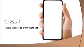  Presentation with advertisement - Slide set consisting of phone-iphone-advertisement background and a white colored foreground