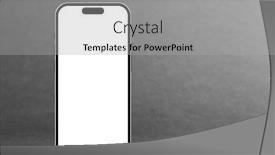  Presentation with advertisement - Presentation with phone-iphone-advertisement background and a light gray colored foreground