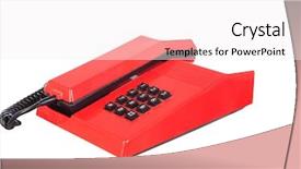  Presentation with red white blue patriotic - Slides consisting of phone isolated on a white background and a  colored foreground