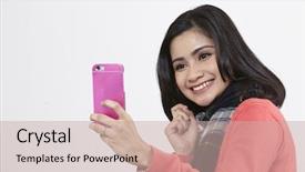  Presentation with ethnic malaysia - Presentation design having phone on the white background background and a soft green colored foreground