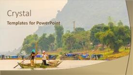  Presentation with cave - Beautiful slide deck featuring phong-nha-ke-bang-national backdrop and a lemonade colored foreground