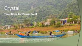  Presentation with vietnam - Amazing slide deck having phong-nha-ke-bang-national backdrop and a gray colored foreground