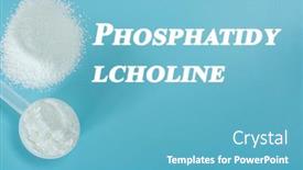  Presentation with cognitive function - Presentation theme featuring phosphatidylcholine-nootropics-or-smart-drugs background and a teal colored foreground