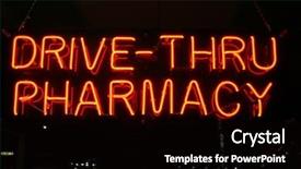  Presentation with neon - Slide set consisting of phosphor - neon sign series drive background and a black colored foreground