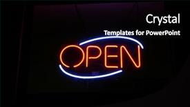  Presentation with neon - Presentation with phosphor - neon sign series open background and a black colored foreground