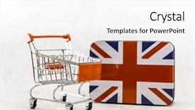  Presentation with british - Slide deck having united kingdom united states - business concept photo - shopping background and a cool aqua colored foreground