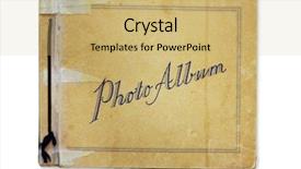  Presentation with 1930s - Presentation theme enhanced with photo album from the 1930 background and a yellow colored foreground