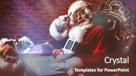  Presentation with miracle - Colorful PPT layouts enhanced with photo album miracle time christmas backdrop and a tawny brown colored foreground